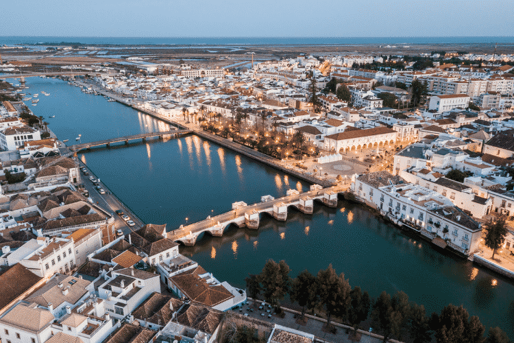 Tavira is an expat favorite in the Algarve region
