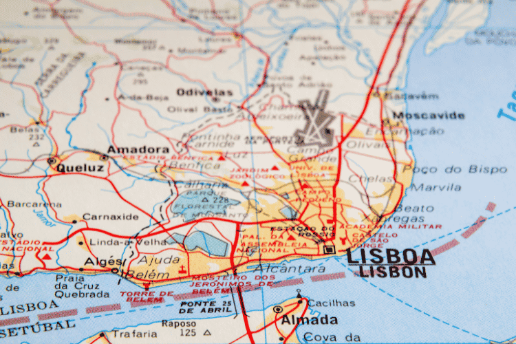 mapa Lisboa