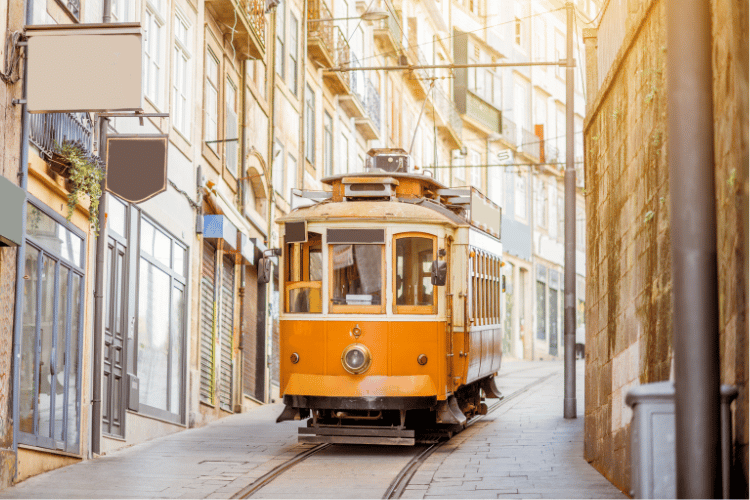 transporte público Portugal ou Italia